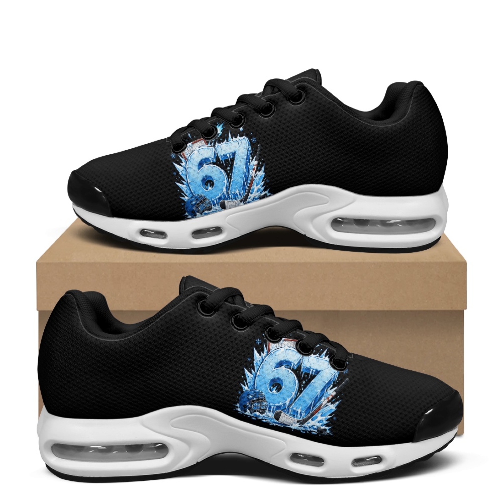 Air Cushion Jogger Shoes Men - PENSTROLL Hava Yastıklı Fileli Jogger Spor