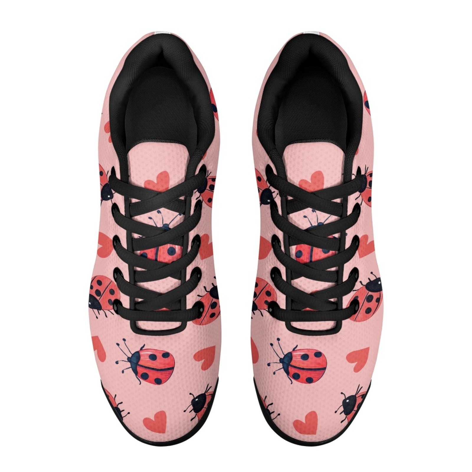 PENSTROLL Ladybug Heart Moda T - Knit Fabric Lace Up Sneakers incelemesi ve fiyatı