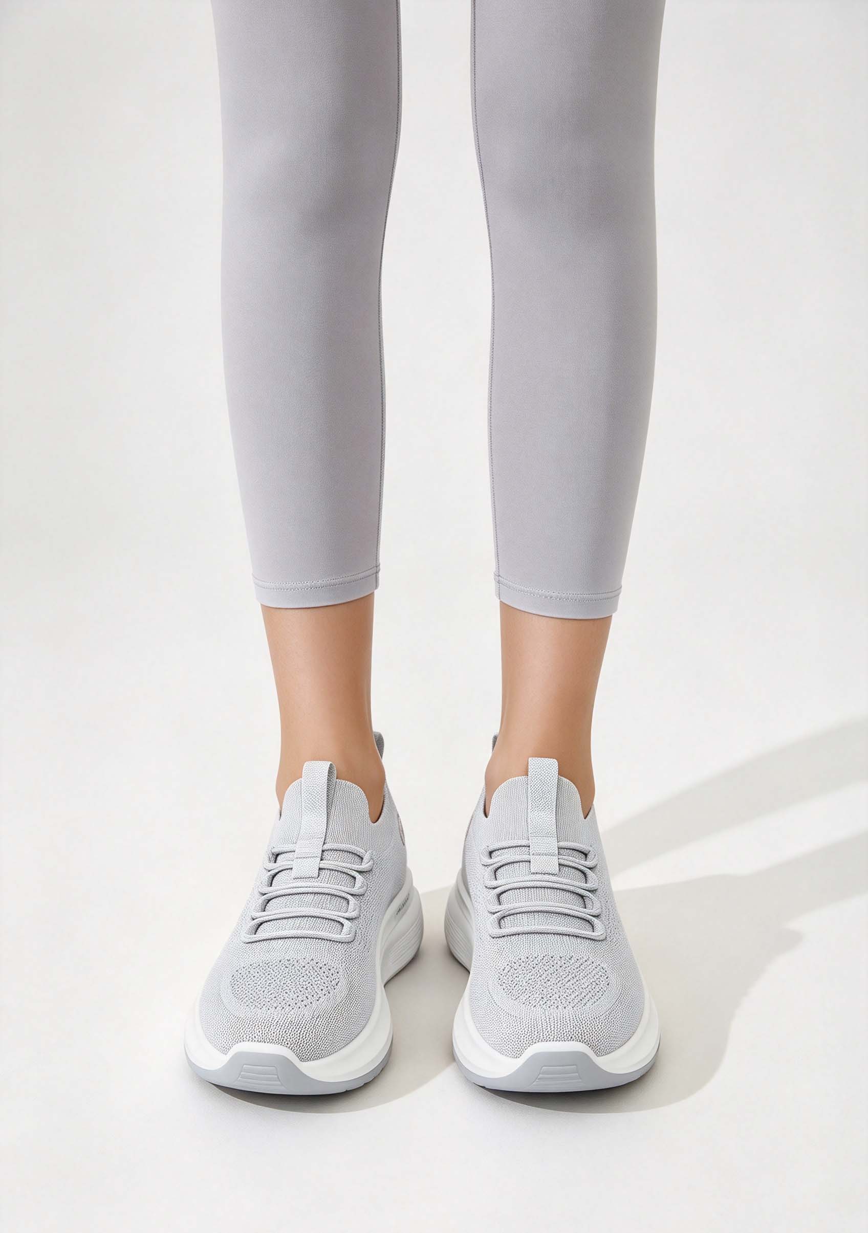 Kadın Örgü Platformlu Yürüyüş  - Knit Fabric Lace Up Sneakers incelemesi ve fiyatı
